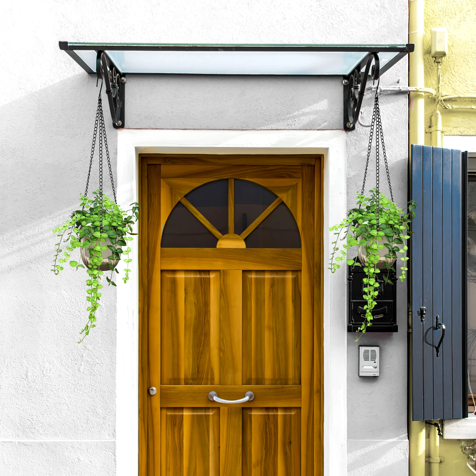 

2Pcs Hanging Plant Pots Self Watering Hanging Basket Indoor Outdoor Space Saving Plant Planters Self Watering Pots