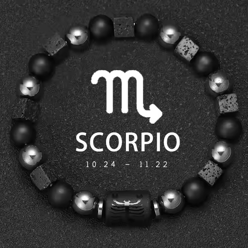 12 Zodiac Bracelets Natural Stone Cancer Virgo Leo Libra Bracelet Couples Friendship Gifts Bracelets jewelry pulsera hombre - Image 13