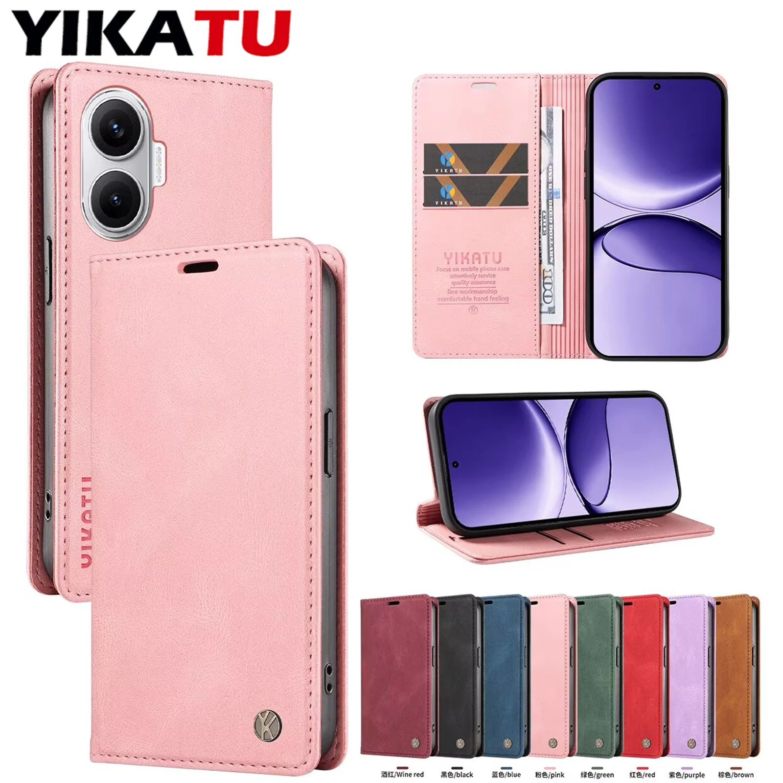 

Fashion Wallet Leather Case For Xiaomi 17 Pro Max 11T 12T 13T 14T 15T 13 Lite 13 Ultra 12 Lite 11 Pro Card Holder Phone Coque