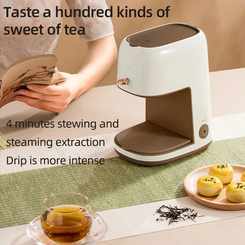 ماكينة القهوة كونكا، ماكينة القهوة المنزلية المحمولة الأوتوماتيكية بالكامل، ماكينة القهوة الأمريكية الصغيرة لتخمير الشاي