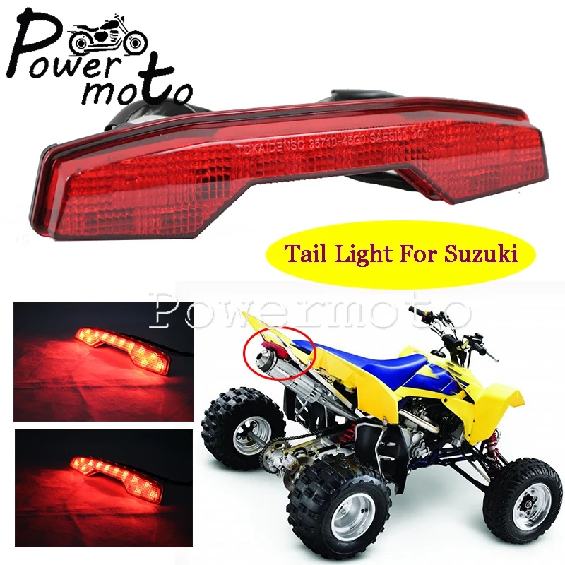 

Motorcycle ATV LED Taillight Rear Tail Brake Lamp Assembly Running Plastic Lights For Suzuki LTR450 400 LT-R450 S Quadracer LTR