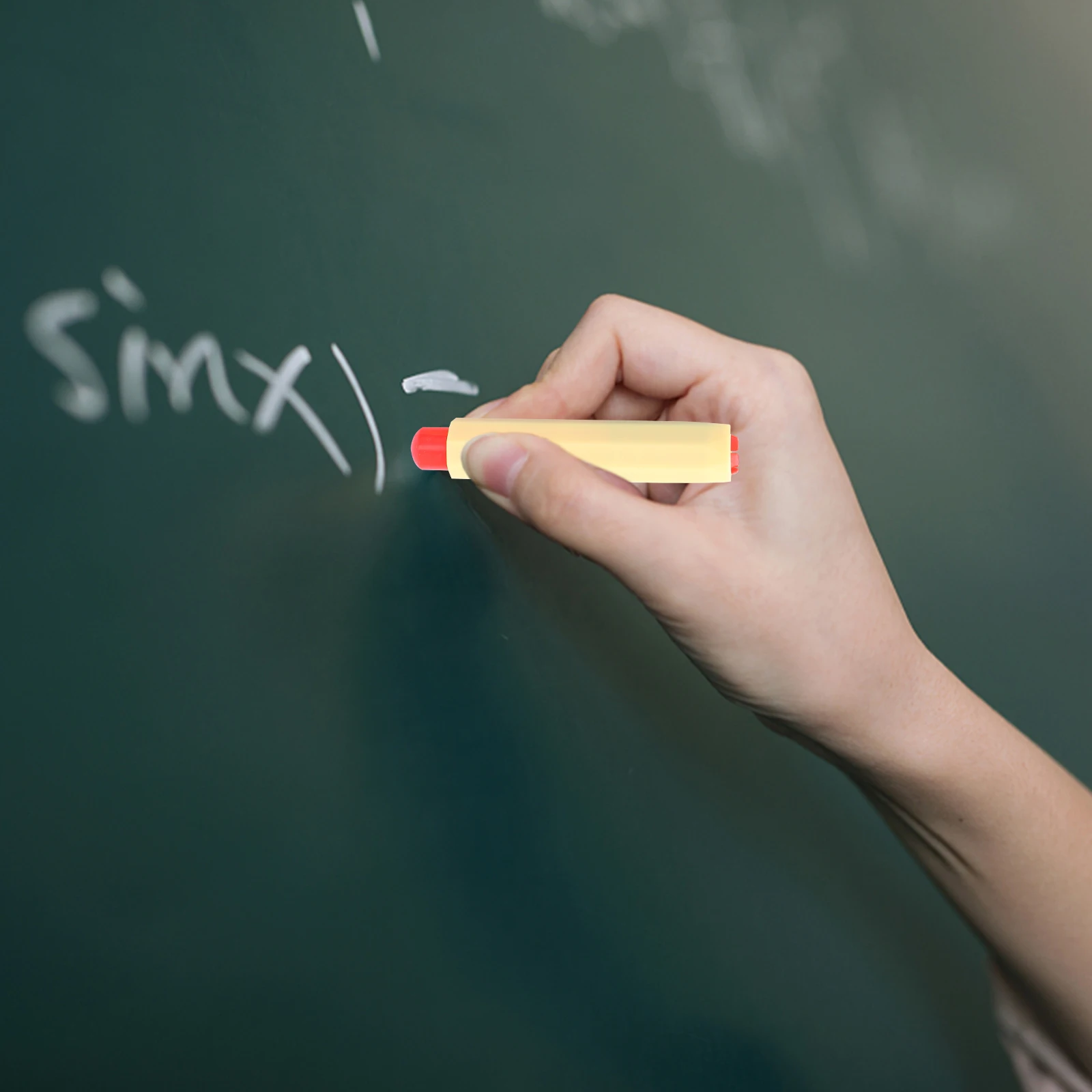 

5 pcs Chalk Holder Storage Box 9 5x1 5cm Plastic Writing Extender Clip Drawing Adjustable School Office Use Pen Stand