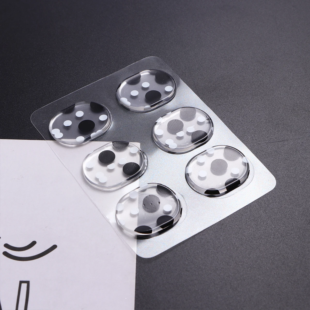 

6 Pcs Drum Mute Pad Self-adhesive Damper Silicone Set Sound Accessories Snare Mat