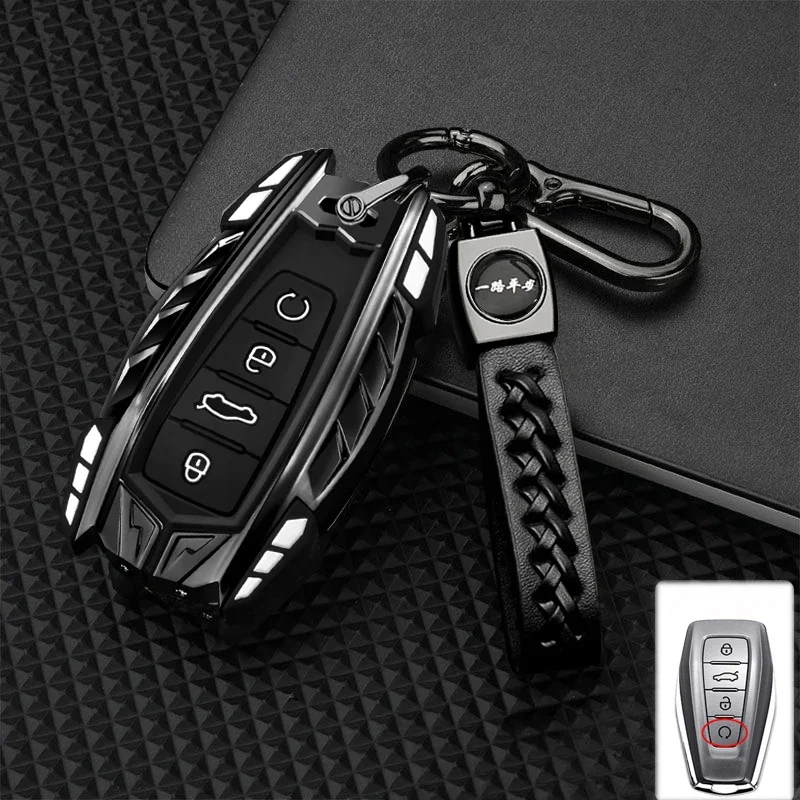 Zinc Alloy Car Remote Key Case Cover Holder Shell For Geely Emgrand X7 EX7 Coolray 2019-2020 Auto Styling Fob Accessories