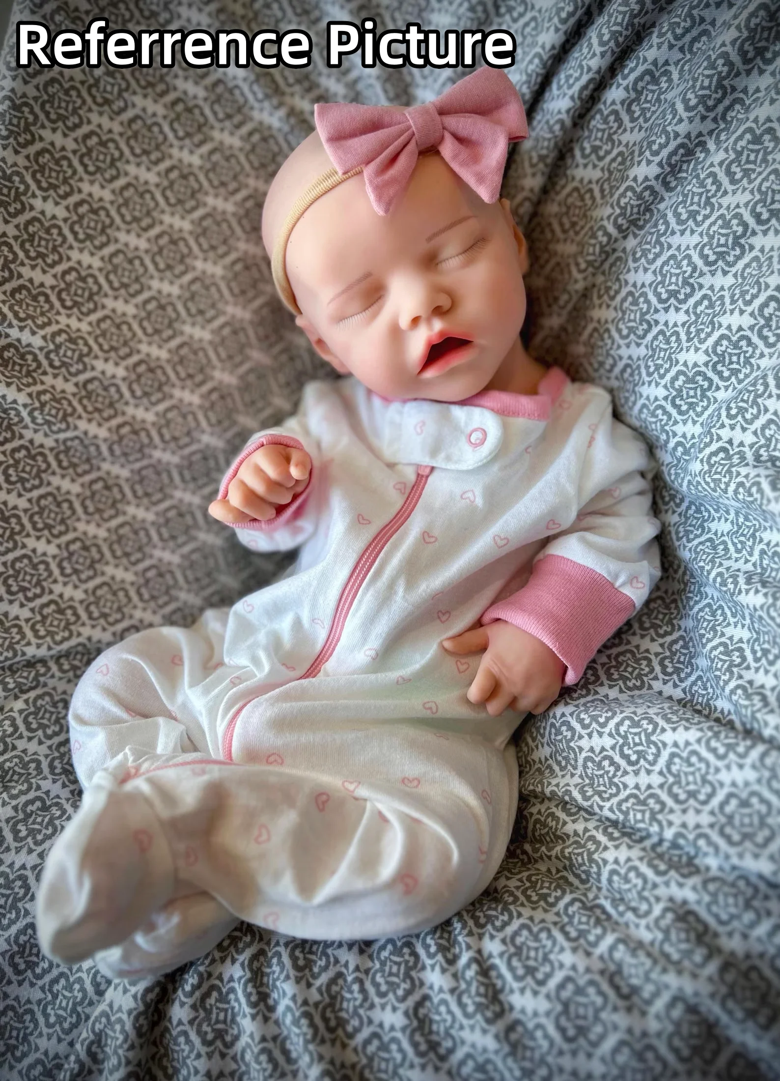 

18Inch Sleep Twins A Silicone Reborn Bebe Dolls With 3D Painted Skin Handmade Flexible Reborn Baby Girl Doll For Kid's Gift