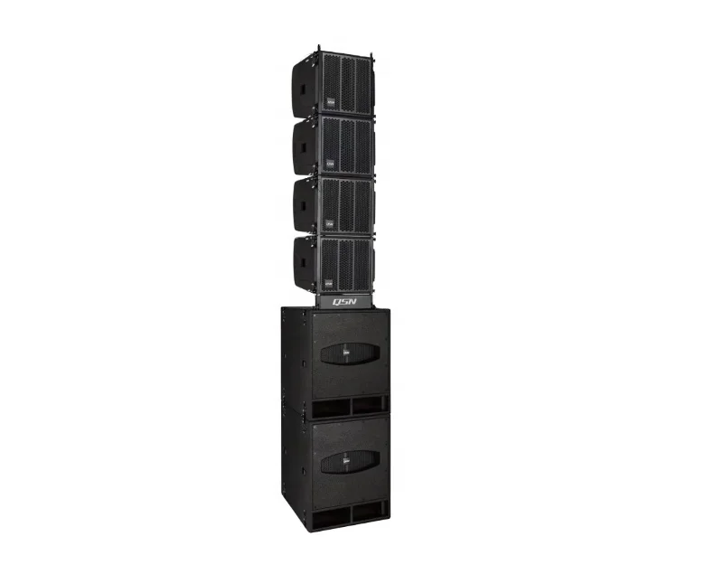

Active Coaxial 10 Inch Line Array Speaker DSP 18 Inch Sub Bass Waterproof For Outdoor Party