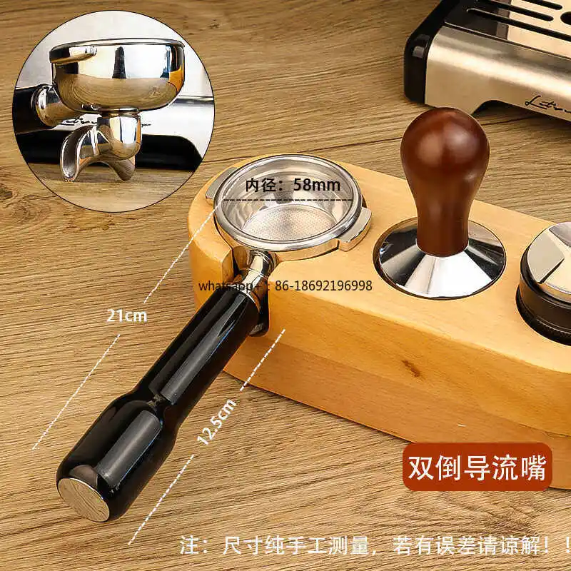 Italian Double Channel Handle 58mm for Semi-automatic Coffee Machine