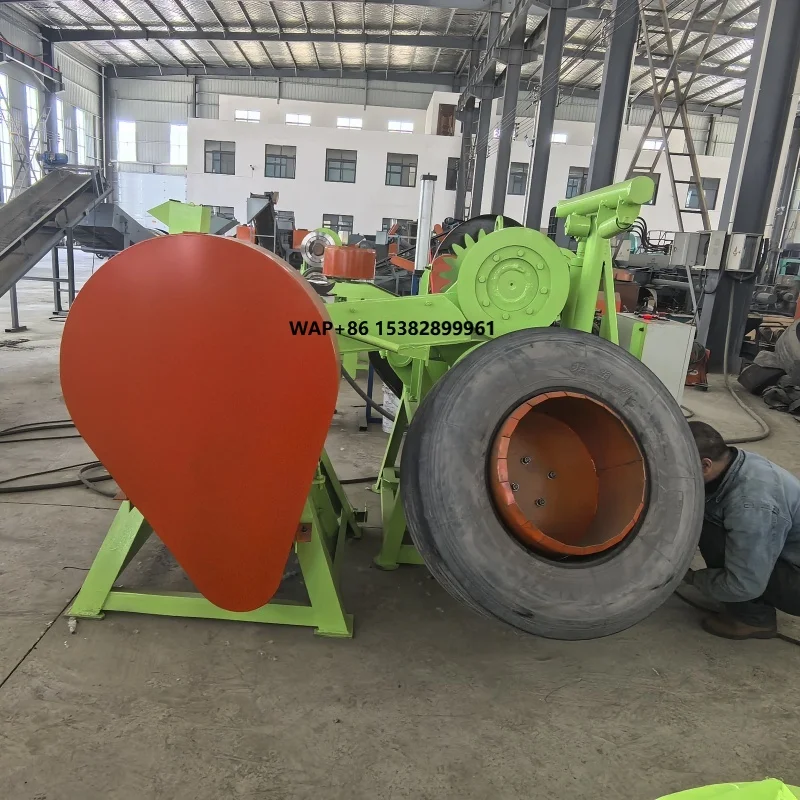 New Design Tire Strip Cutter Extended Tire Cutting Machine Tire Blocks Cutter Machine Micronized Rubber Powder Machine
