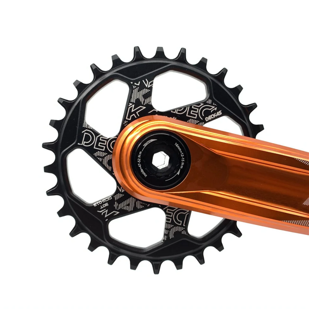 DECKAS 30T-38T forGXP 3mm Offset Chainring Mountain Bike Crown Bicycle Crank for all the SR Direct Mount (3 bolts) Cranksets