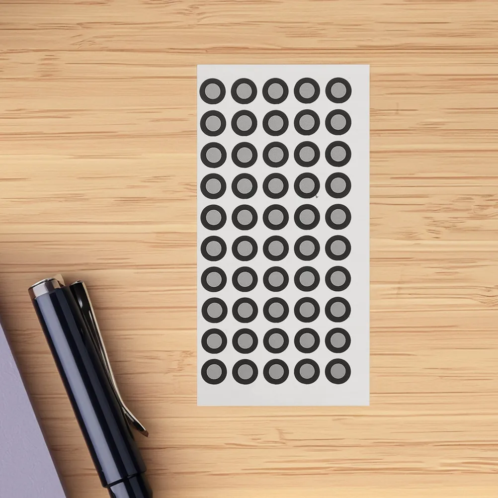 

6 Sheets 3D Scanning Reflective Stickers Marker Tracking Dots Point Diffuse Reflection Targets High Precision Mapping