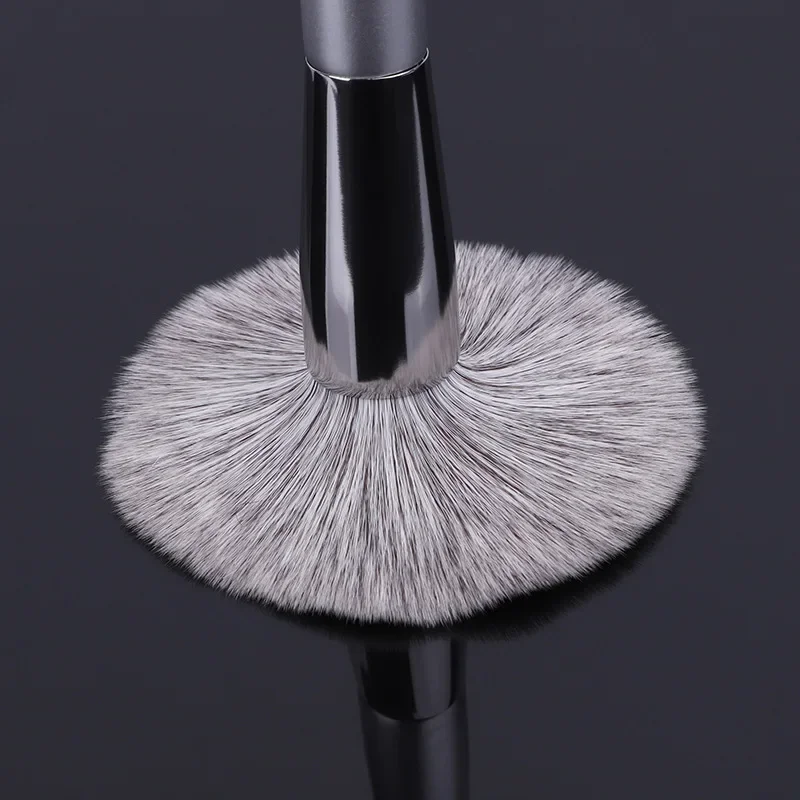 ชุดแปรงแต่งหน้า 12 ชิ้น แปรงแต่งหน้ามืออาชีพ ขนแพะธรรมชาติ สำหรับรองพื้น แป้ง คอนทัวร์ คิ้ว อายแชโดว์ ลิปสติก อุปกรณ์แต่งหน้า