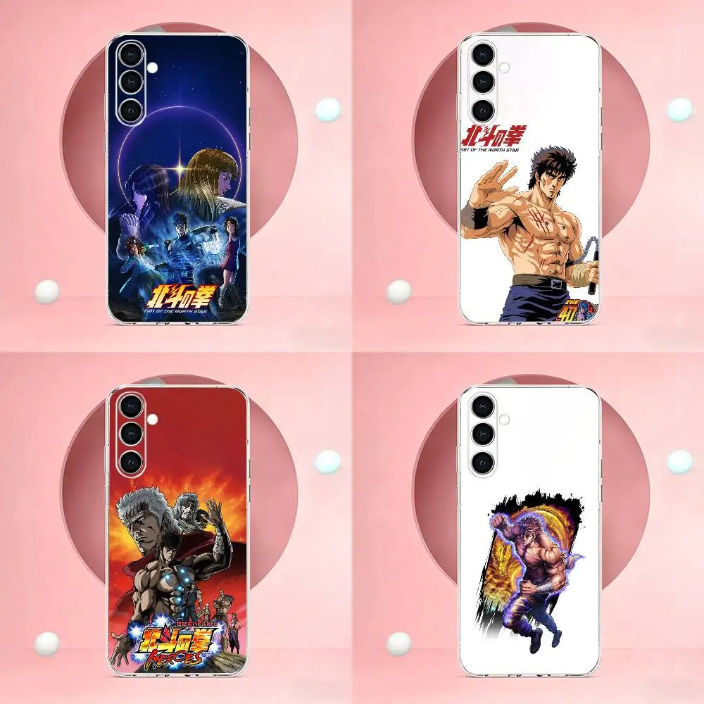 A-Anime Fist of the North Star  Phone Case For Transparent Soft TPU Case Samsung A73,A72,A70,A71,A53,A52,A51