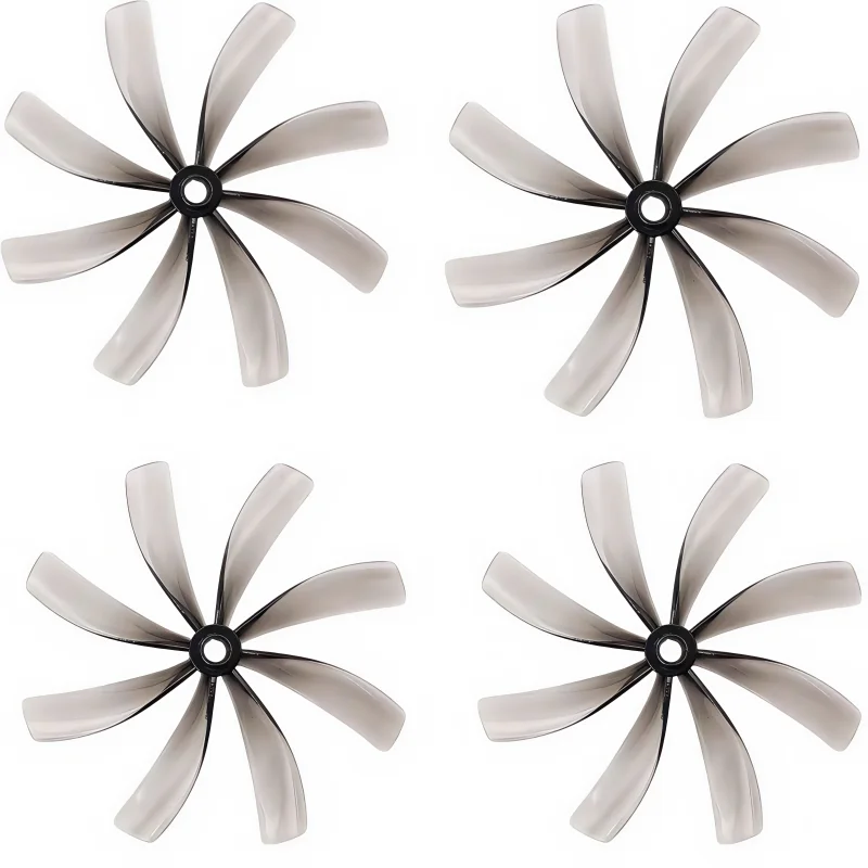 2 Pairs HQ Duct 89mm X8 8-Blade FPV Propeller 3.5-Inch Aperture 5mm iFlight Wing ProTek35 for Racing Drone