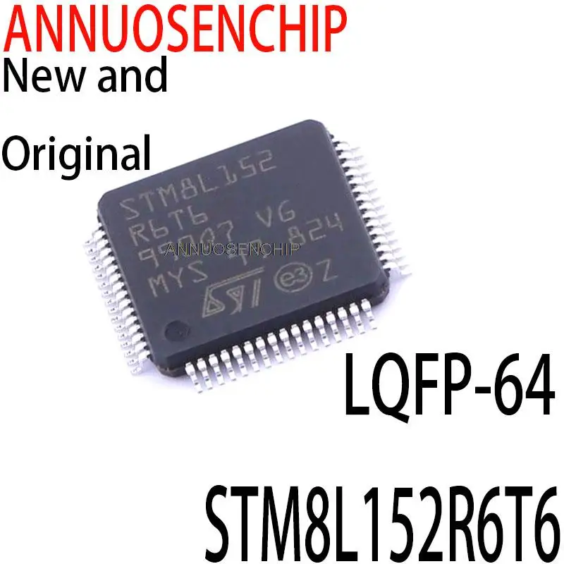 1PCS New and Original STM8L152 R6T6 8L152R6T6 8L152 R6T6 LQFP-64 STM8L152R6T6