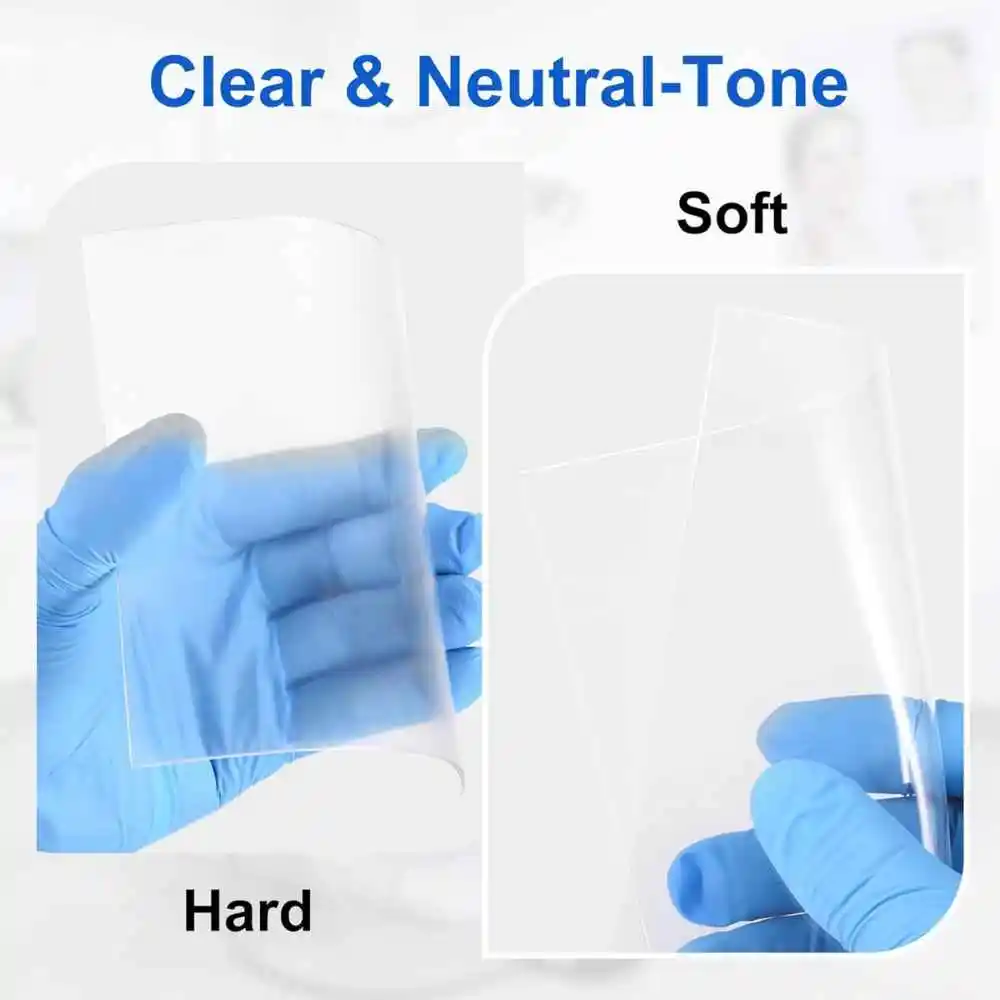 Dental Lab Splint Thermoforming Materials Sheet Vacuum Forming Denture Model Retainer Slice Square 0.8/1.0/1.5/2.0/2.5/3.0mm