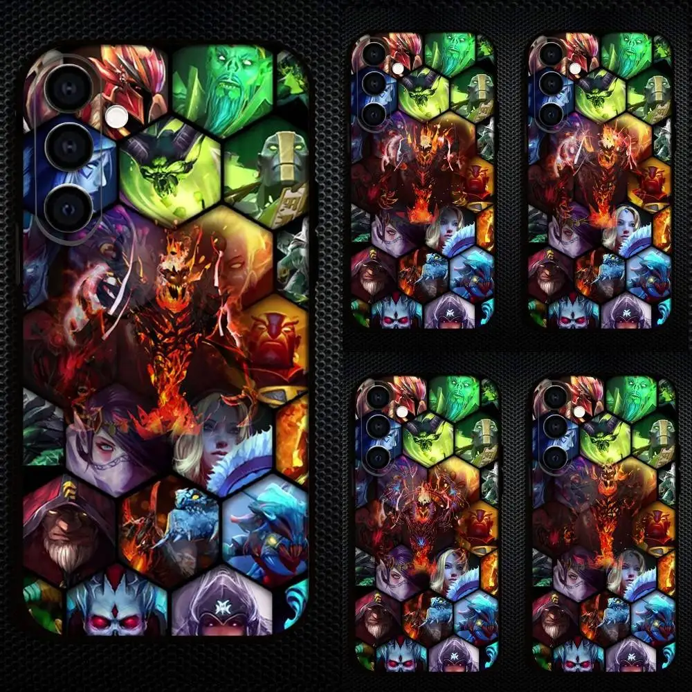 

Dota2 SF-Shadow Fiend Phone Case For Samsung Galaxy A13,A21s,A22,A31,A32,A52,A53,A71,A80,Soft Black Shell