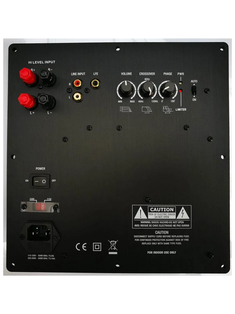 Płytka wzmacniacza cyfrowego klasy D 500W 110V 220V, płytka wzmacniacza subwoofera, płytka subwoofera — 2