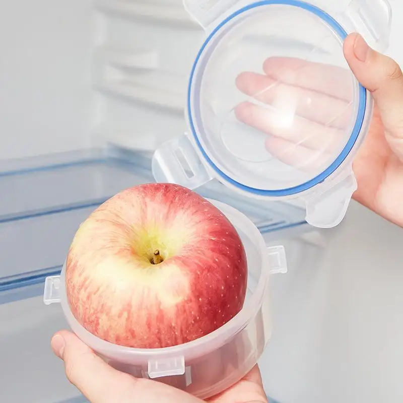 Portable Onion Storage Container Reusable With Lid Vegetable Storage Container Airtight Containers PP Food Storage Keeper 1/2PCS