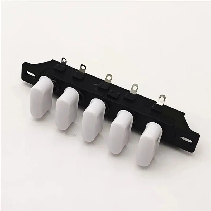 B47B-Solderable 5-Key Fan Switch 1PCS With 4-Speed Control Piano Button For Floor/Table Fan Replacement Maintenance