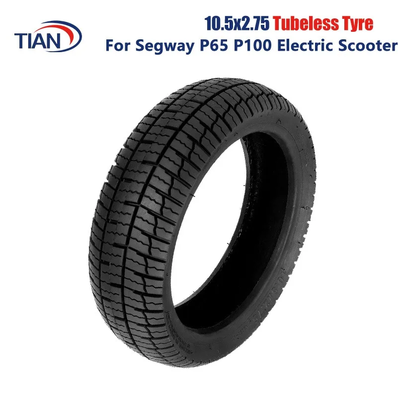 

Original 10.5x2.75 Tubeless Tires For Segway Ninebot P65 P100 Electric Scooter Front and Rear Tyre Wheel Tire Parts