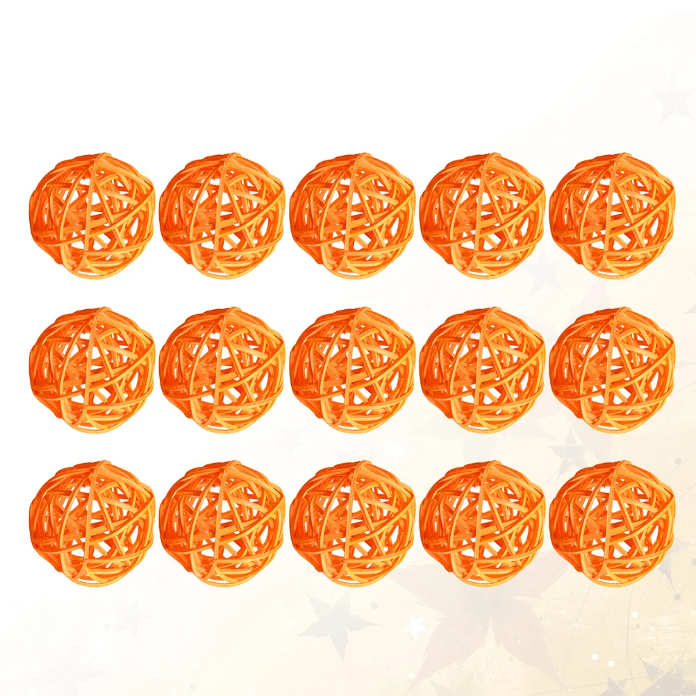 

15Pcs Vine Ball Decorations Premium Rattan Wicker Ornaments for Home Office Cafe Christmas Tree Hanging DIY Tree Ball Ornaments