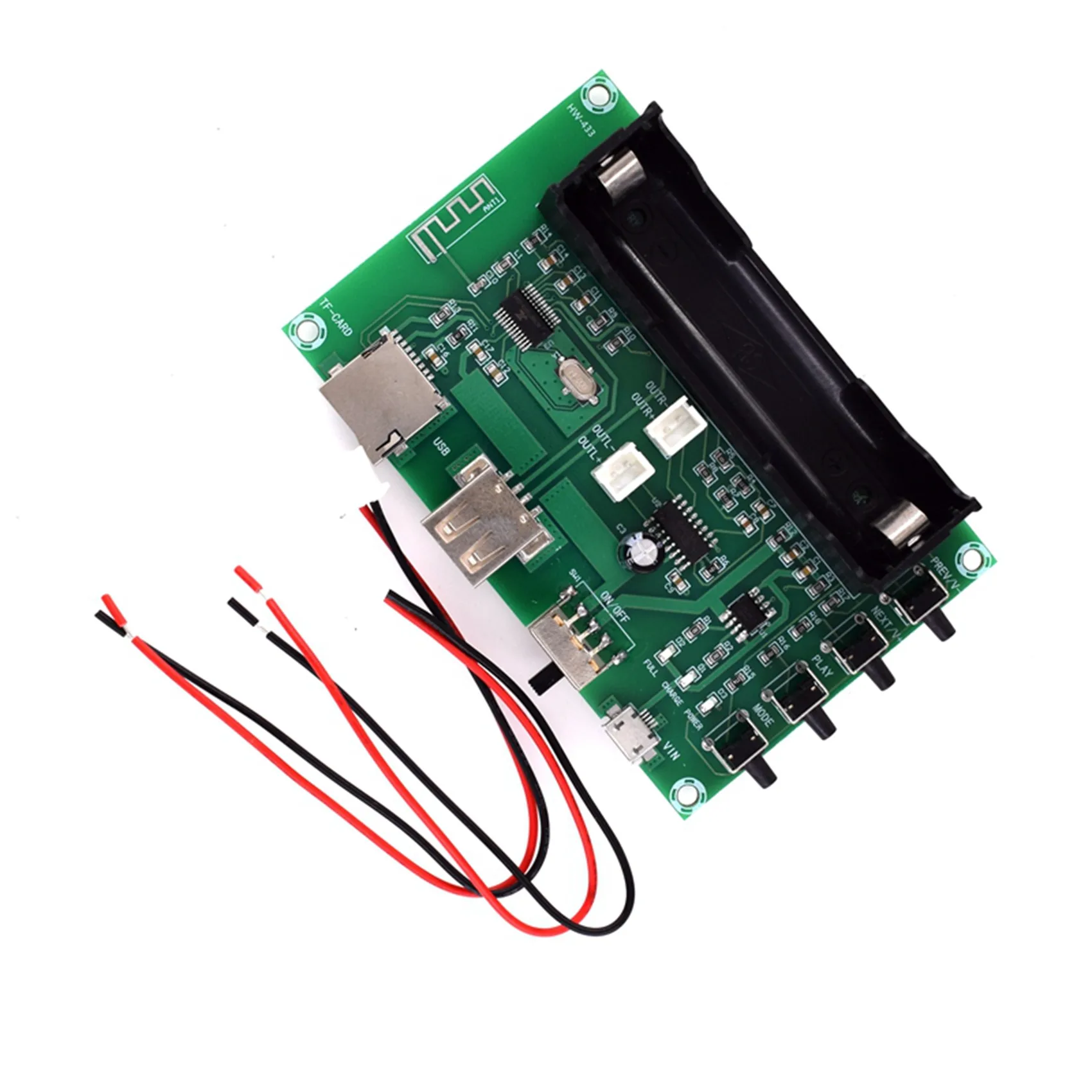 Ingenious-2X XH-A150 Lithium Battery Bluetooth Digital Power Amplifier Board 5W+5W Mouth Power DIY Small Speaker For Android