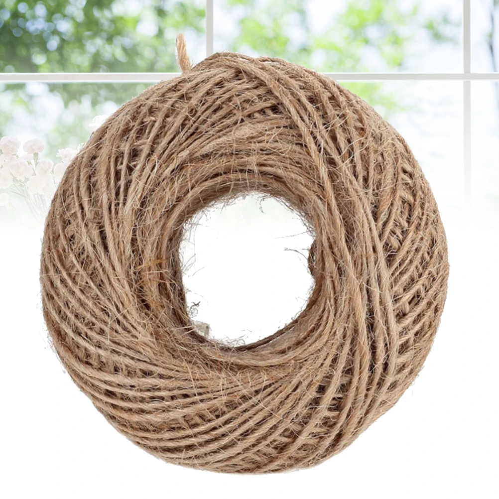 

100M Natural Jute Rope Thick Wrapping Vintage Decor Party DIY Photo Wall Hemp Cord Twine String Arts Craft Projects Home