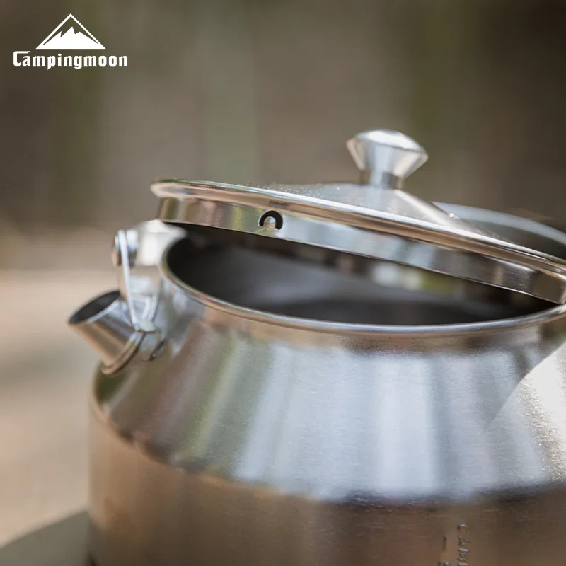 Kleiner Campingmoon SW-1 Edelstahl-Kochkessel, Tee, Kaffeekanne, 600 ml – Detail 3