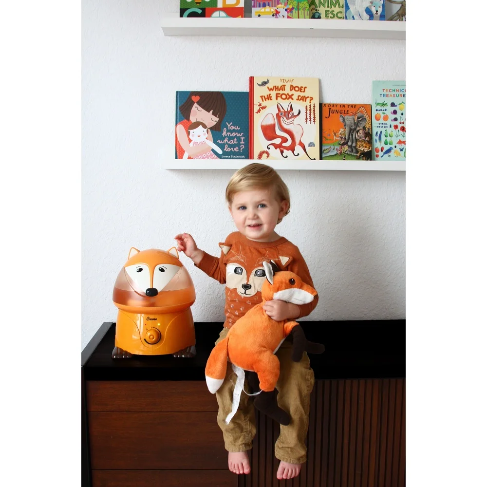 愛らしい超音波クールミスト加湿器 キッズ 1ガロン 500平方フィート対応 静音設計 24時間稼働 簡単清掃