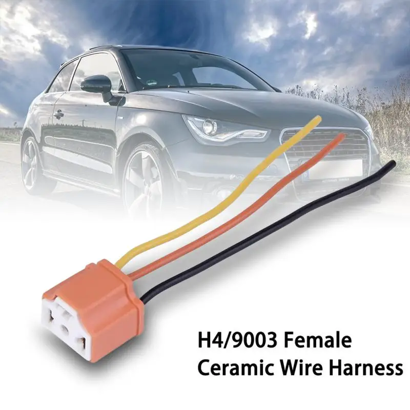 

Female Pigtail Ceramic Headlight Connector Plug Socket Light Wire Socket Car Light Accessries For Car Headlight