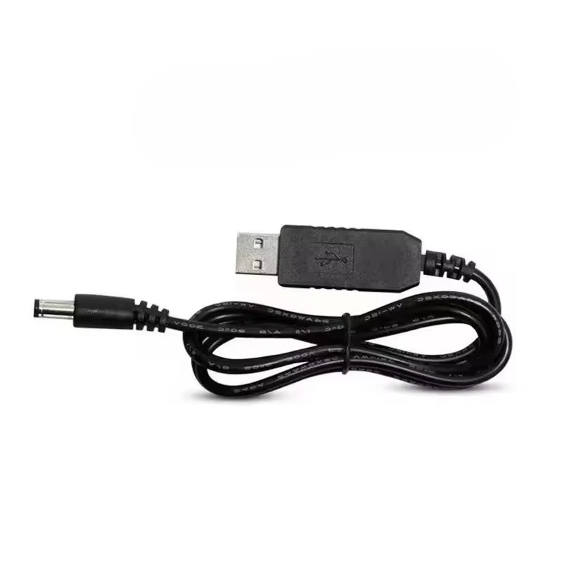 5V To 12V Step-Up USB Power Cable With 5.5x2.1mm DC Connector Portable Boost Converter Cord For Router Modem Fan Power Bank