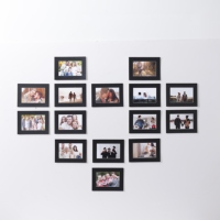 5pcs without the Support of Europe and the United States Classic Black and White Photo Cardboard Picture Frame Wall Family Room