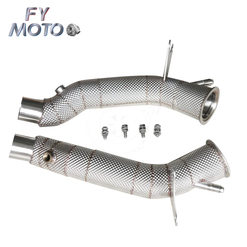 

For FERRARI 458 2010-2015 Exhaust Downpie With Heat Shield