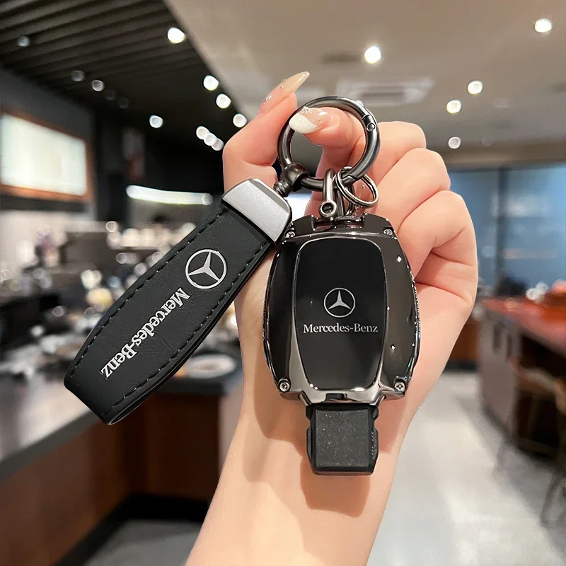 Car Key Case Cover for Mercedes Benz A B C E G S Class GLS GLA GLK E200 E400 E63 S350 C260 C300 S400 S500 W204 W212 W176 Kering
