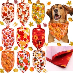 30pcs Dogs Bandanas For Thanksgiving Bulk Bandanas For Small Dogs Cats Autumn Pet Dog Bandana Pet Grooming Products For Fall