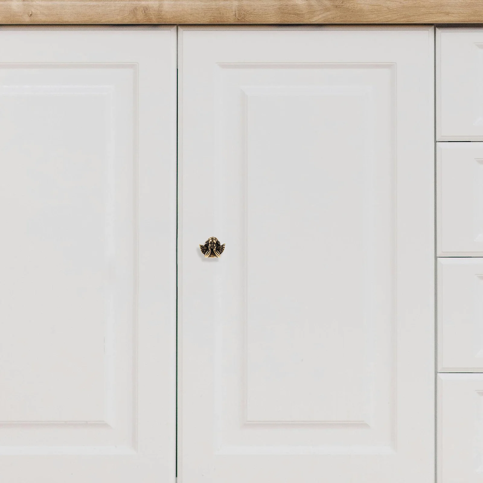 

Vintage Metal Knob Brass Drawer Pull Decorative Dresser Handle for Wardrobe Cupboard Kitchen Hardware