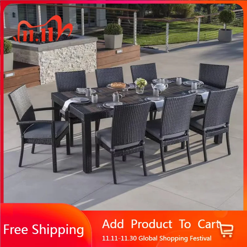

Luxury Mobile Garden Furniture Sets Outdoor Study Desk Gaming Luxury Table Lounge Picnic Poker Reception Mesa Salon Furniture