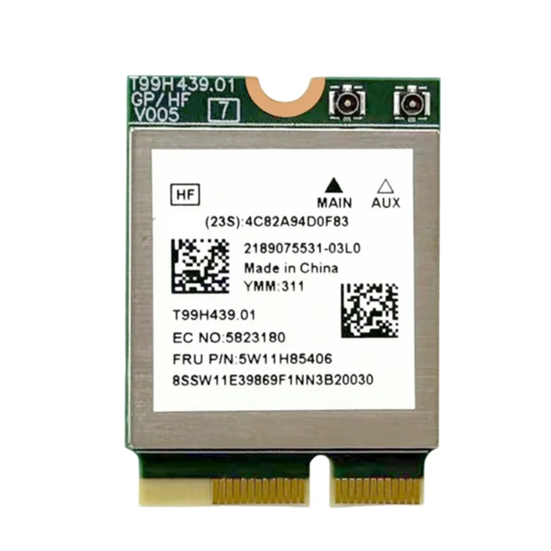 ABJF-MT7927 Wifi7 트라이밴드 무선 네트워크 카드 2.4G/5G/6G 8774M 블루투스 5.4 기가비트 Wifi 모듈