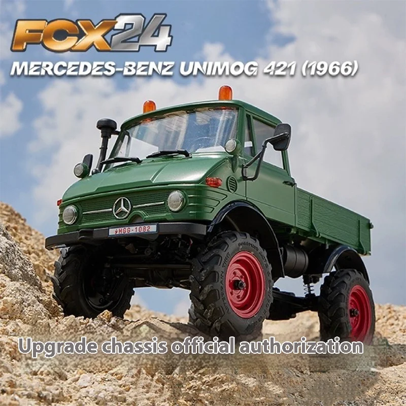 Fms New 1/24 Unimog Fcx Series Off Road 4wd Climbing Vehicle Model Rc Climbing Vehicle Remote Control Electric Simulation