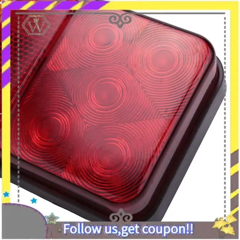 

ABXV-2Pcs Car LED Trailer Tail Light 12V-80V Truck Side Light 10LED Truck Turn Signal Light For Truck Boat Pickup RV UTV