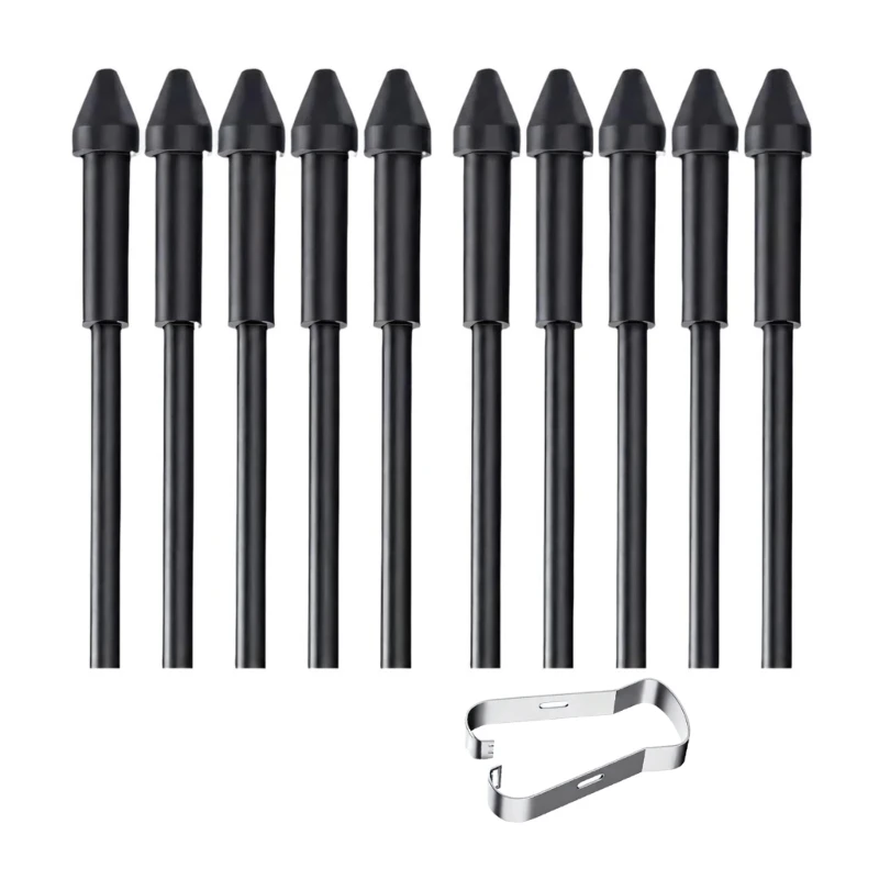 Digital Pen Replacement Point 10 Black Plastic Replacements with a Removal Tool for AINOTE 2 Writing, Drawing, Study Tasks and