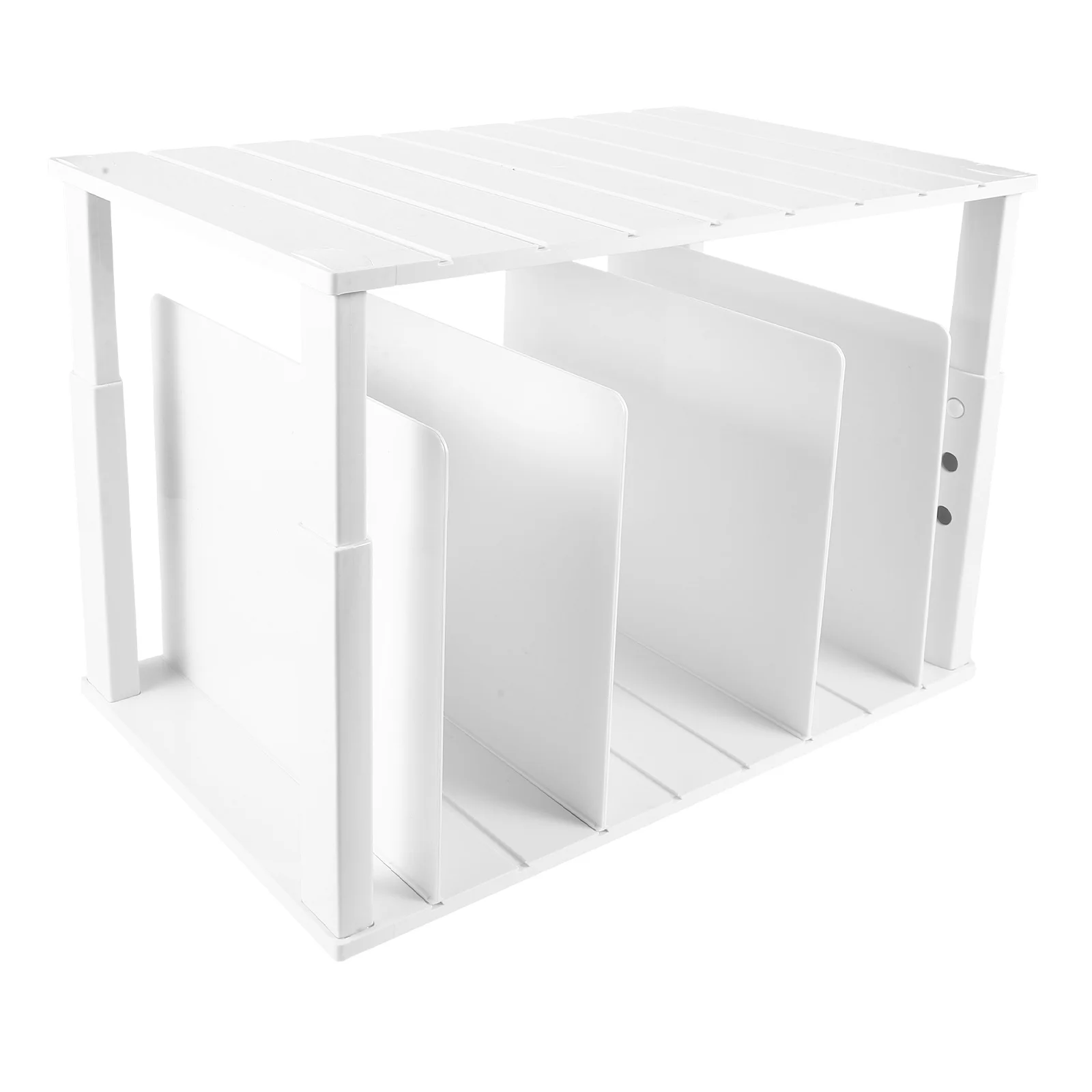 

Multifunctional Storage Organizer Sturdy Bags Books Files Holder Smooth Edges Non Slip Desktop Rack Closet Stand