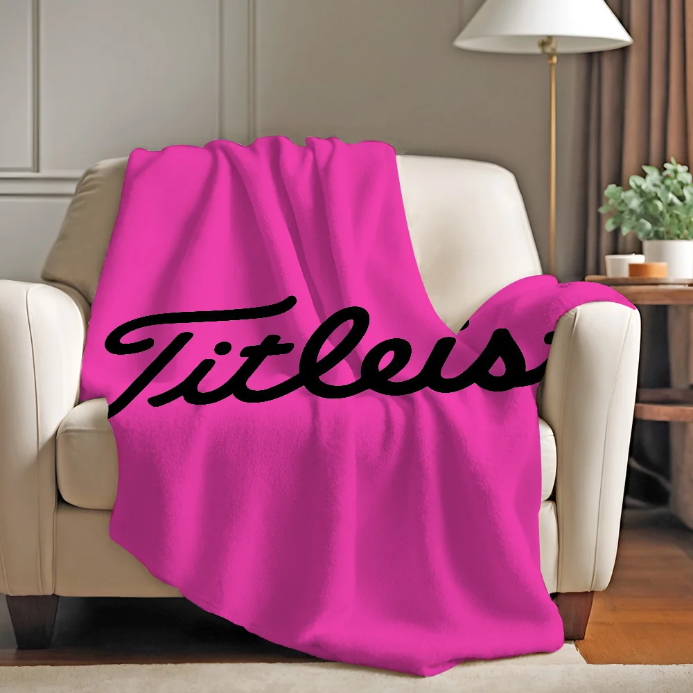 

SPORTS Golf T-Titleist Blanket Warm And Soft Suitable For Bedroom Living Room Sofa Bed Office Travel Camping