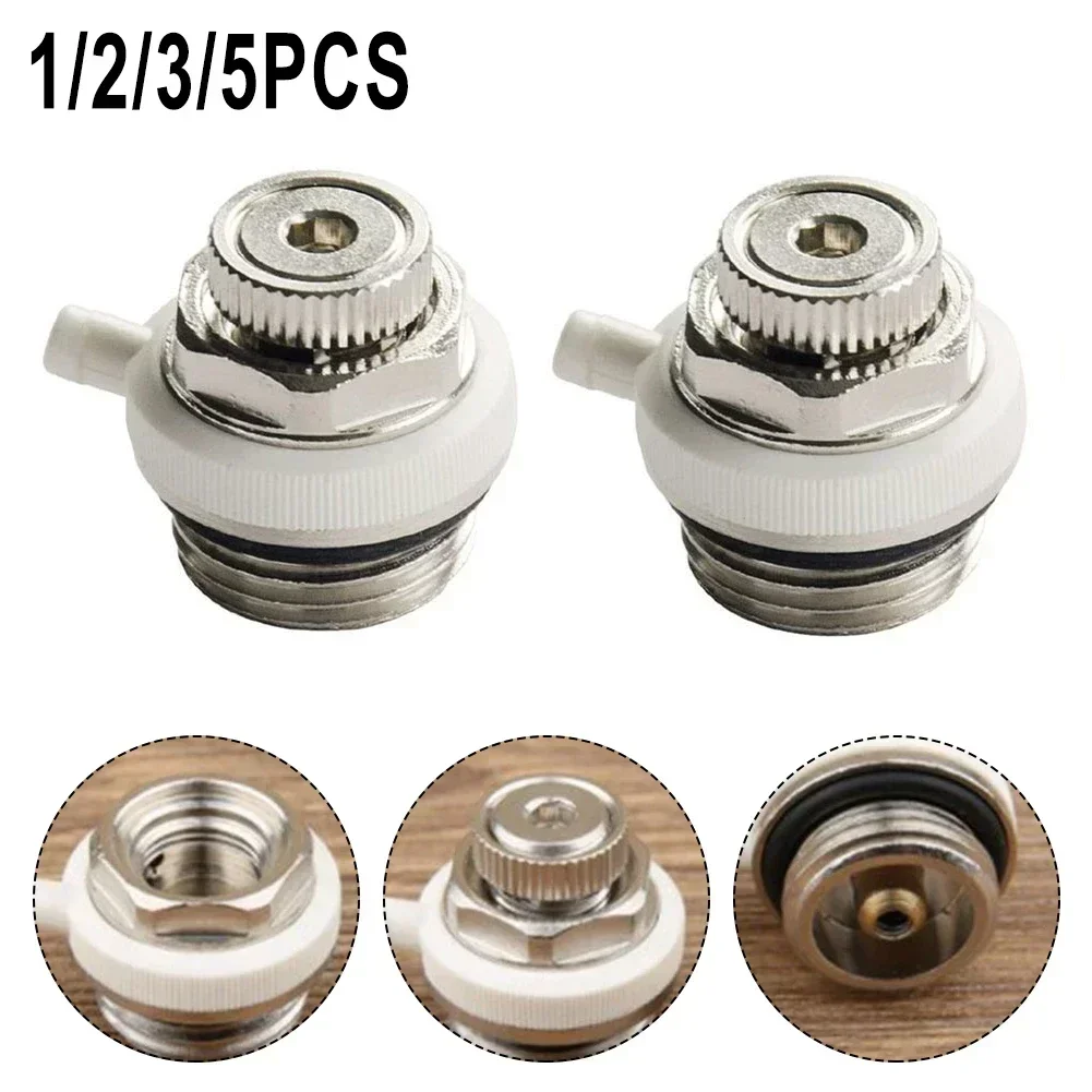 

1/2\" Self Bleeding Radiator Valve 1/2/3/5pcs BSP Automatic Air Vent For Auto Cut-Off Self Bleeding Radiator Distributor Tools