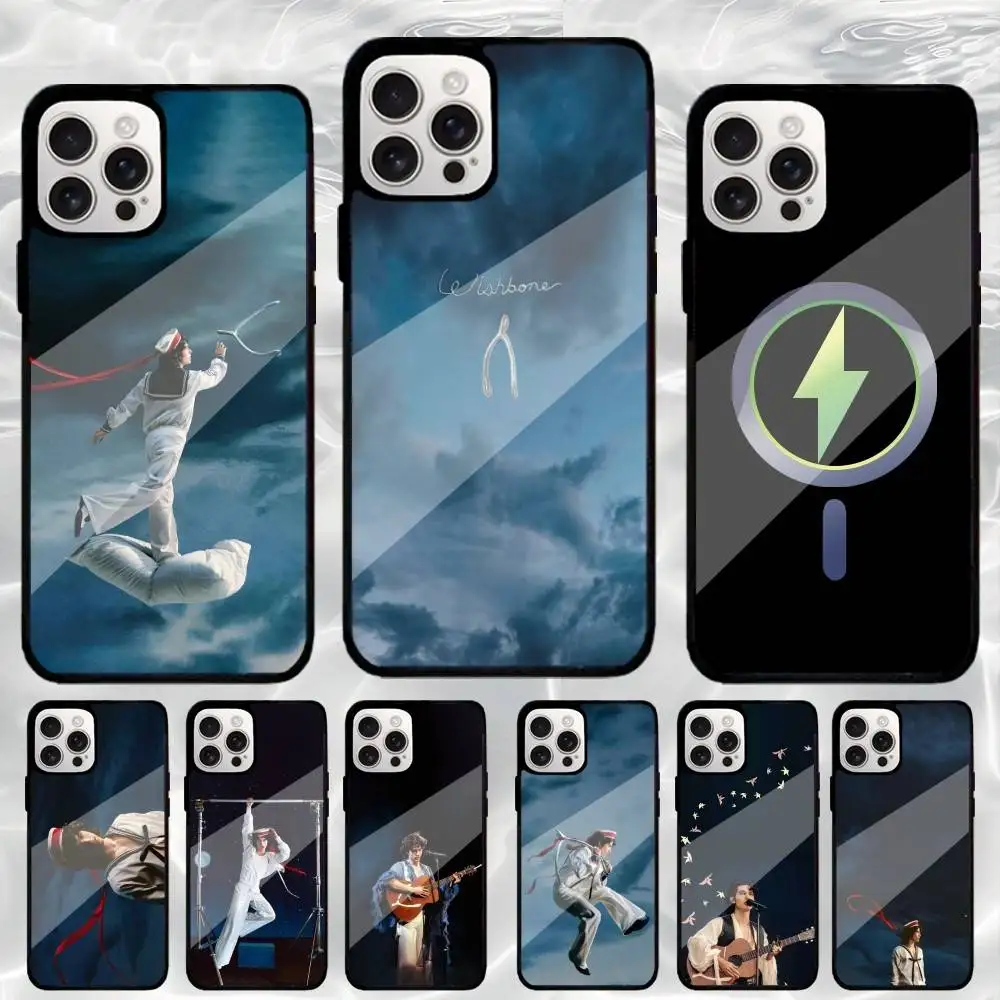 

C-Conan Gray Wishbone Phone Case For iPhone17,16,15,14,13,12,11 Plus,Pro Max Magnetic For Magsafe Wireless Charging