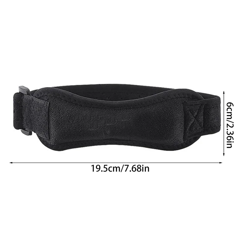 قابل للتعديل إيفا وسادة ناعمة حزام الركبة الرضفة وتر حامي تشغيل الدراجات رياضة الركبة دعم ضغط التفاف للجنسين الألم #6