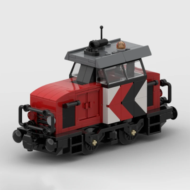 City Service Car Model MOC Building Bricks Harbour Freight Train Modular Technology Gifts Holiday Assemble Children Toys Suit