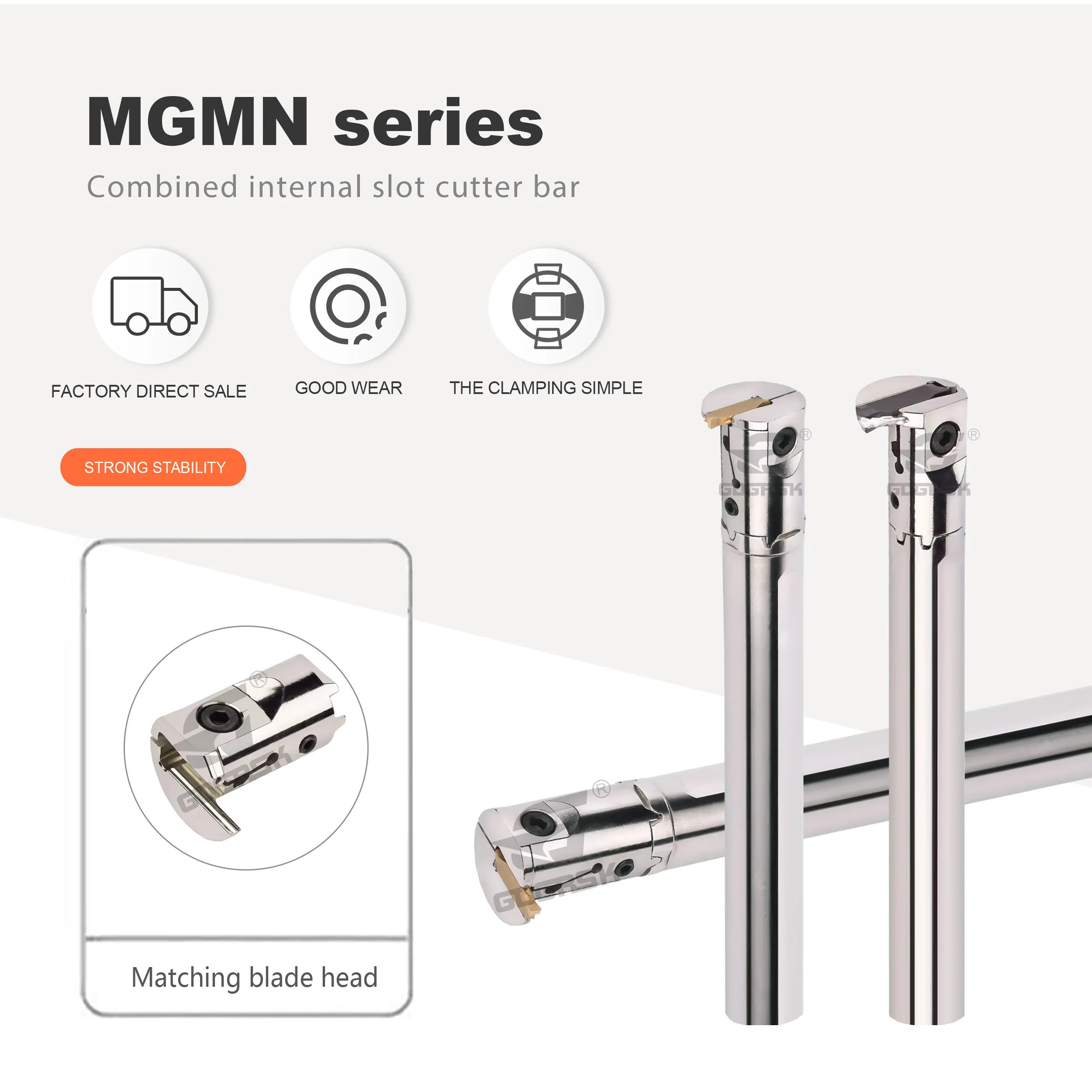 

MGMN2416R-2T7 A-MGMN4032L-3T7 Комбинированная головка инструмента с внутренним пазом Серия MGMN Головка инструмента с пазами D16Q-M A-D32T-M Инструментальная планка с внутренним слотом