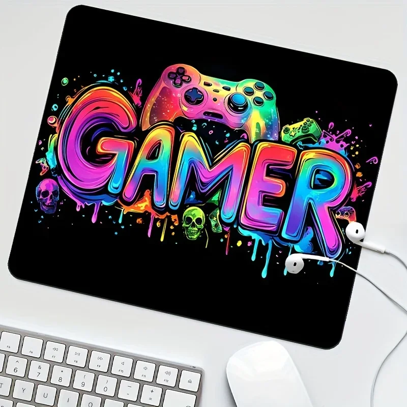

Large Gaming Mouse Pad Black Light Desk Pad Anti-Slip Rubber Base Game Console Design Desk Mat Gamers Offices Gaming Accessories