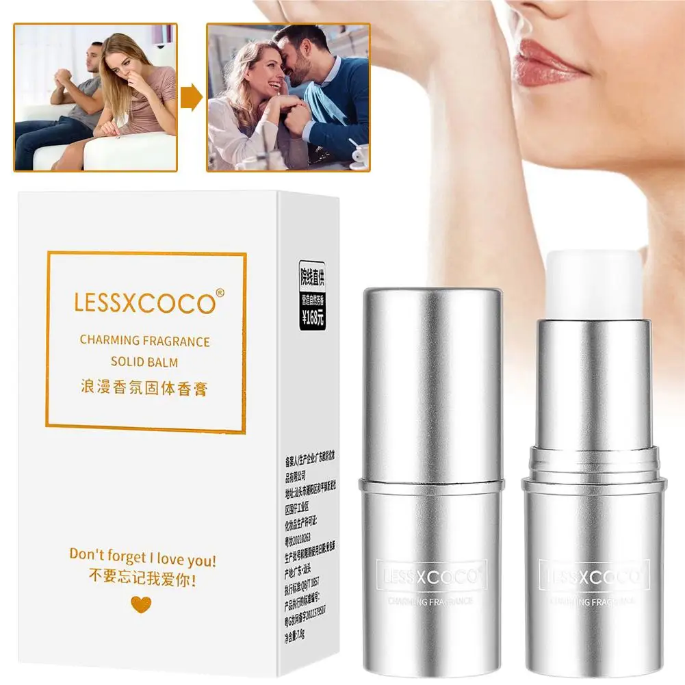 Romantic Solid Perfume Balm for Women Teen Girls Long-Lasting Light Fresh Fragrance Portable Twist-Up Stick Design